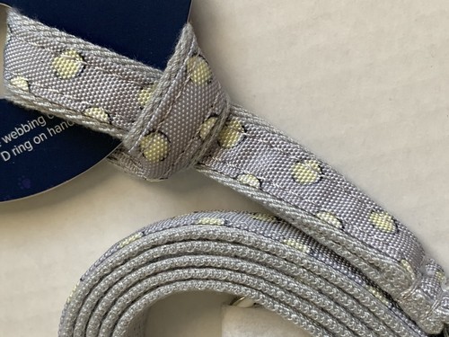 NEW With Tags Vera Bradley Pet Dog Leash Small 10 to 15 pounds Gray Tennis Balls - Picture 8 of 10