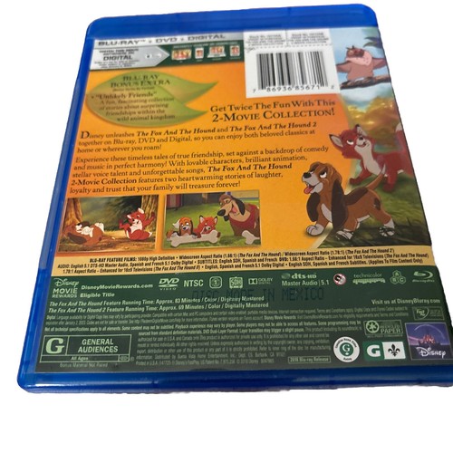The Fox And The Hound 2-Movie Collection (Blu-Ray + DVD DMC Exclusive) + Digital - Picture 4 of 4