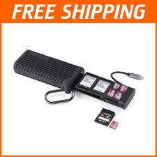 High-Speed 2-in-1 SD Card Reader for Cameras, Smartphones