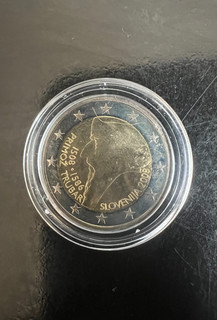 Zwei Euro 2 € Gedenkmünze Slowenien 2008 unzirkuliert Primoz Trubar