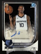 2025/26 Bowman Basketball #BCA-JS Javon Small Rookie Autograph RC Grizzlies
