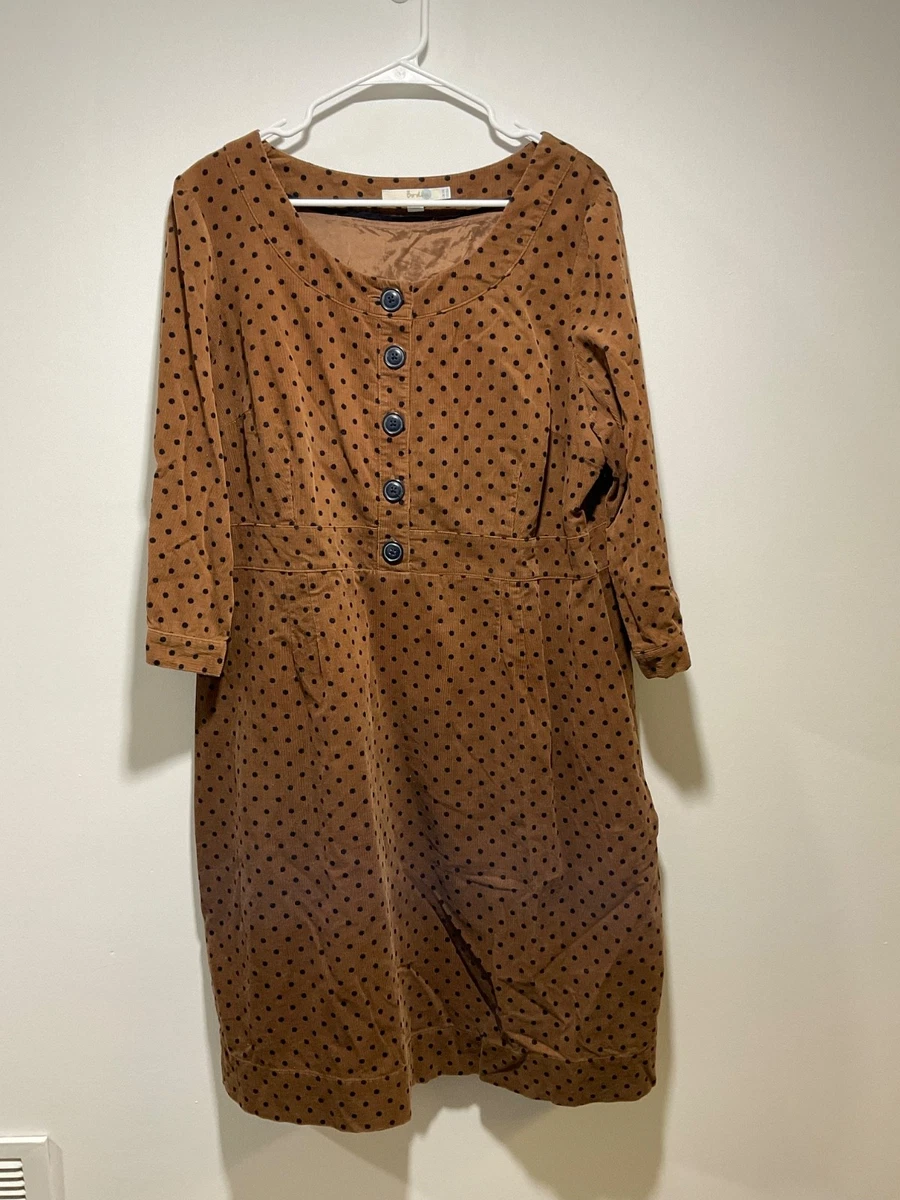 boden brown polka dot dress Dresses for Women for sale Black Western Rose Embroidered
