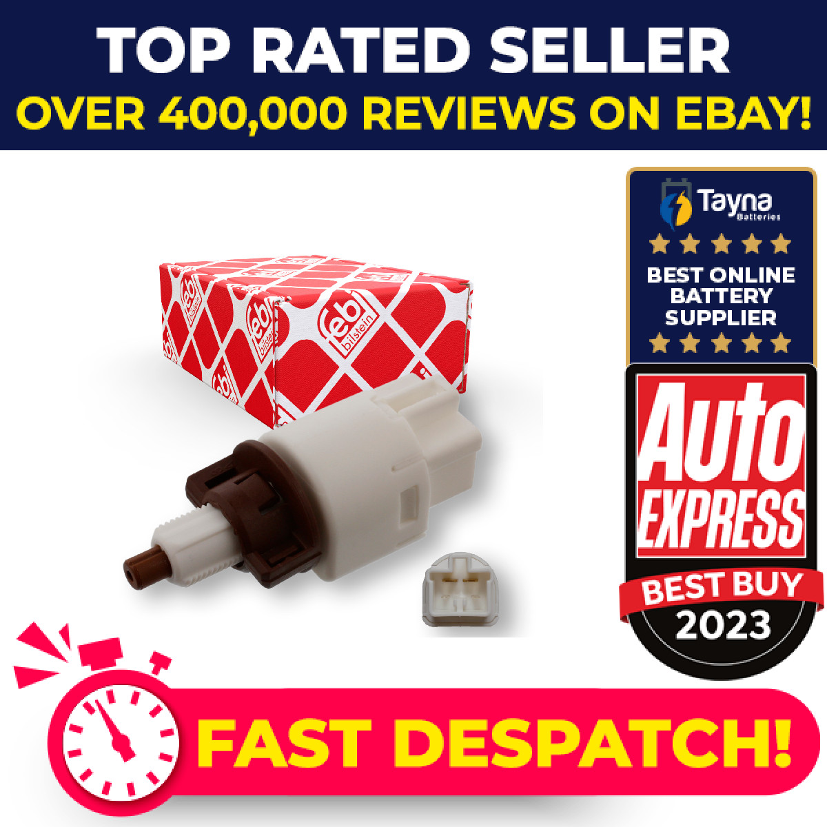 Brake Light Switch fits TOYOTA YARIS/VITZ 1.0 1.5 2012 on 8434009020 8434009040