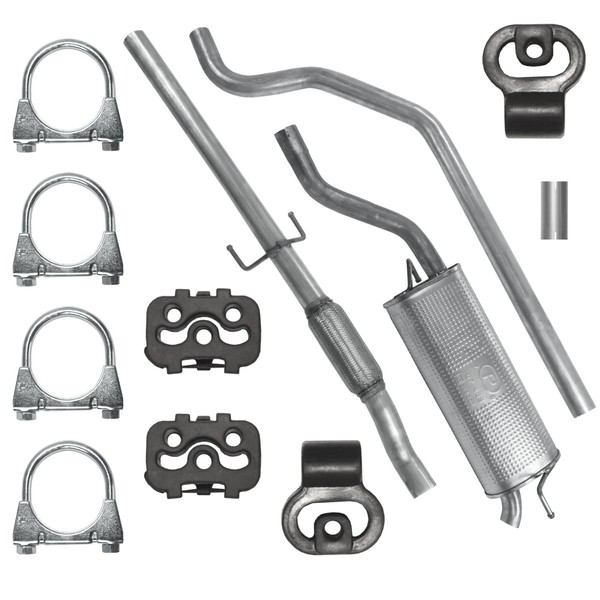 Auspuff SchalldäMpferset FüR Fiat Grande Punto 1 I FließHeck 1.3 Mjtd 2005-2010-image