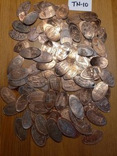 100+ Assorted Pressed Elongated Pennies From Tennessee See Description