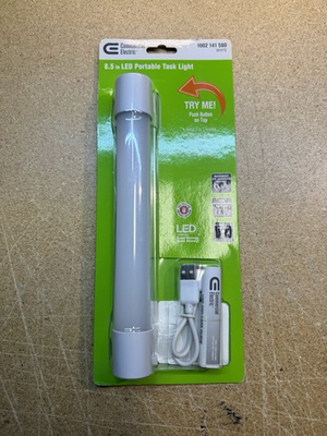 #ad Commercial Electric 8.5 Inch LED Portable Task Light High Capacity Rechargeable $14.99