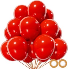 Red Balloon 110pcs, Red Latex Balloons12 inch for Birthday Valentine's Day Weddi