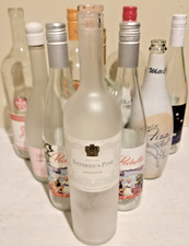 Lot of 10 Empty Wine Bottle-750ml-ALL CLEAR