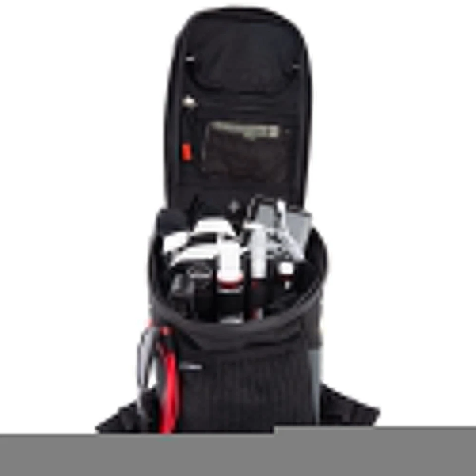 Bolsa de tanque Tusk Olympus pequeña negra/gris para HONDA VFR1200X DCT 2016-2017 Foto 4 de 4