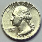 1964 P Washington 90% Silver Quarter Nice Circulated Condition US 25c - 04