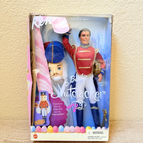2001 Barbie Ken as Prince Eric in The Barbie Nutcracker 50793 DAMAGED BOX READ