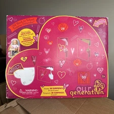 2021 OUR GENERATION BACK TO SCHOOL Surprise COUNT DOWN DOLL ACCESSORIES PLAY Set