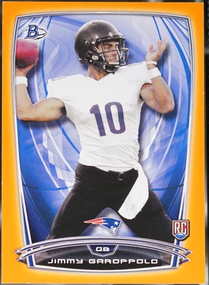 2014 Bowman - Rookies - Gold Football Jimmy Garoppolo #105 EX