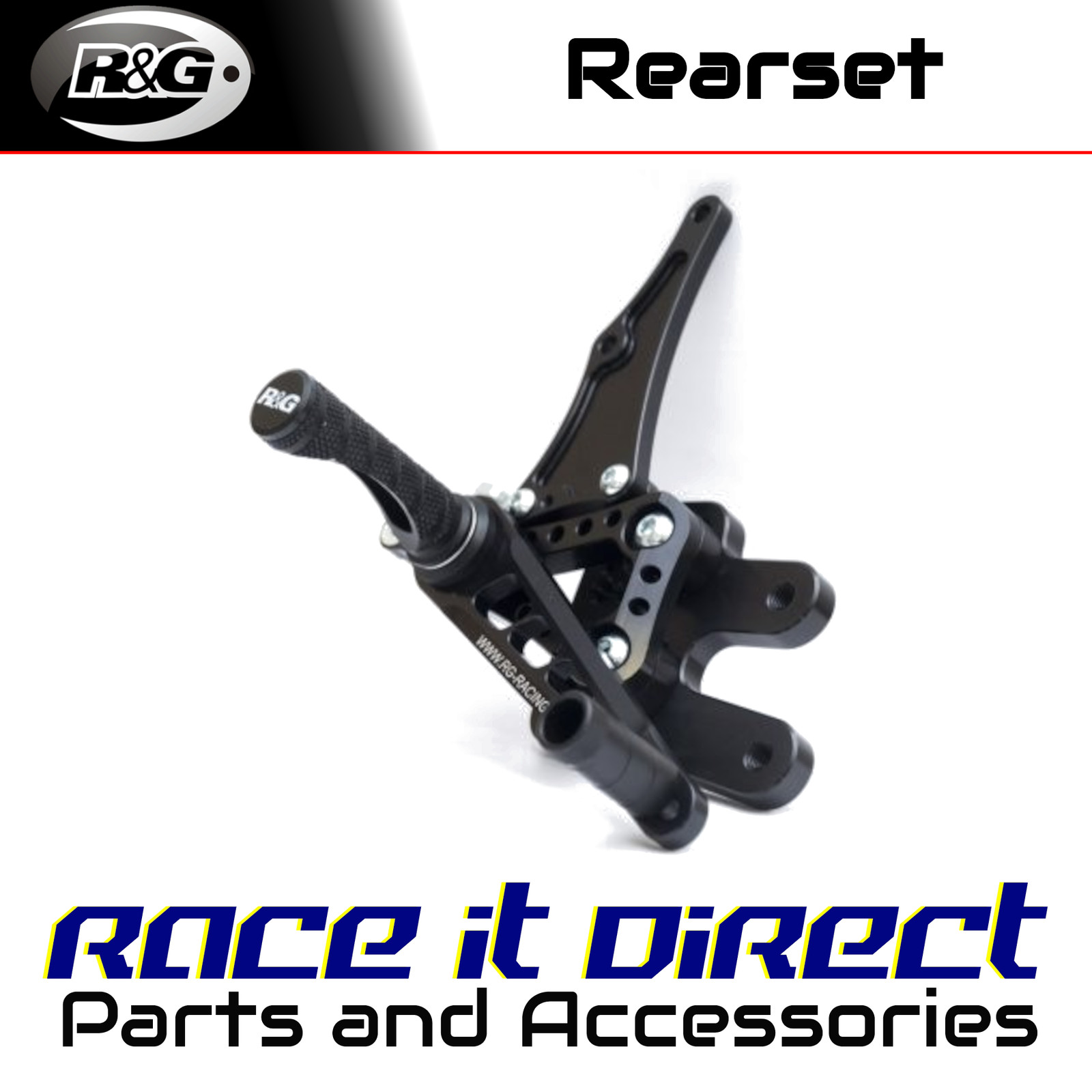 Adjustable Rearsets for Suzuki GSX-R750 2006-2010 R&G