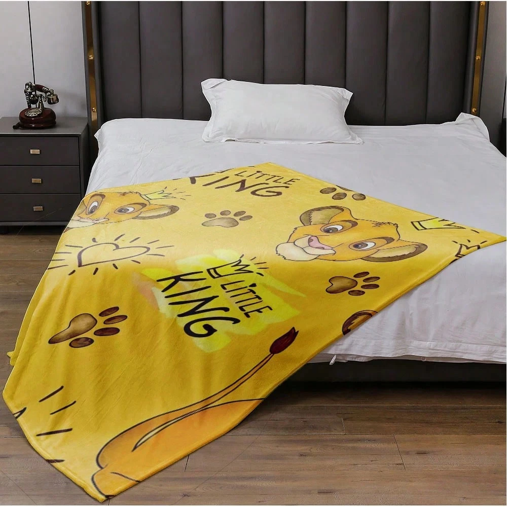 DISNEY Cute  Lion King Fleece Blanket,Bed,Sofa