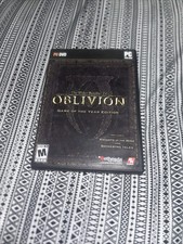 Elder Scrolls IV: Oblivion Game of the Year Edition PC, 2007 CIB Map  Manual