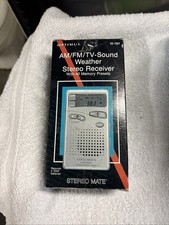 Vintage Optimus 12-797 AM/FM Sound Weather Stereo Receiver Radio WORKS FREE SHIP