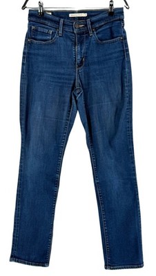 LEVIS STRAUS & CO Damen 724 Höherer Taillen Gerade Jeans Größe W27 L30