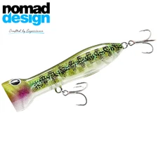 NOMAD DESIGN Micro Popper Lure CHUG NORRIS 50 Ghost Green Bandit