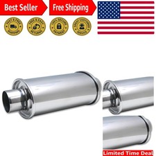 Vibrant 2.5" Ultra Quiet Resonator - Stainless Steel, High Performance Solution