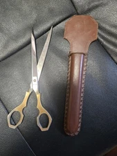 Bristol Line Germany Solingin Scissors w/ Leather Sheath