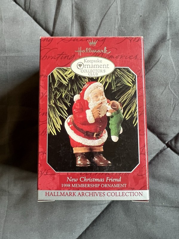 Hallmark 1998 Collectors Club Exclusive New Christmas Friend NIB