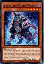 Ahrima, the Wicked Warden EGS1-EN016 Egyptian God Deck: Yu-Gi-Oh 1st Edition NM