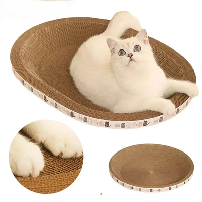 #ad Corrugated Cat Scratching Post with Catnip Wear Resistant and Scratch Resistant $34.01