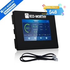ECO-WORTHY 48V Battery Compatible Plug&Play Magnetic Mount Real-time Monitor