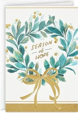 (Free Duty Tax) Boxed Christmas Cards, Season of Hope (16 Cards and Envelope