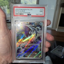 2023 Pokémon Paldea Evolved Baxcalibur Illustration Rare PSA Mint 9