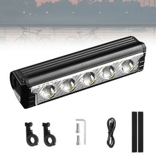 2500Lumens Bike LED Head Light Bicycle Headlamp USB Rechargeable 4800mAh