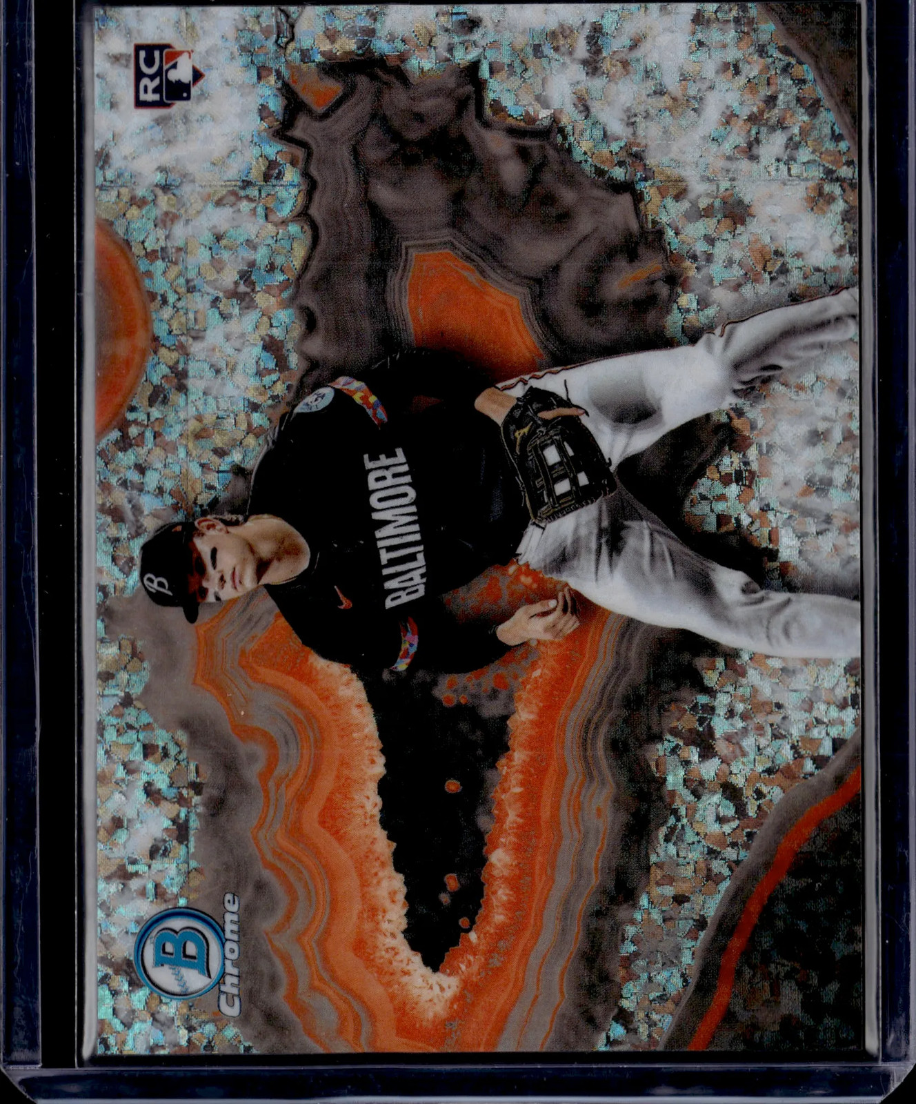 2025 Bowman Chrome Crystallized Coby Mayo #BWC-6 RC