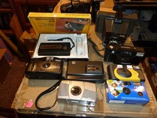 Vintage Camera Lot of 9 - Kodak , Polaroid, Minolta, others