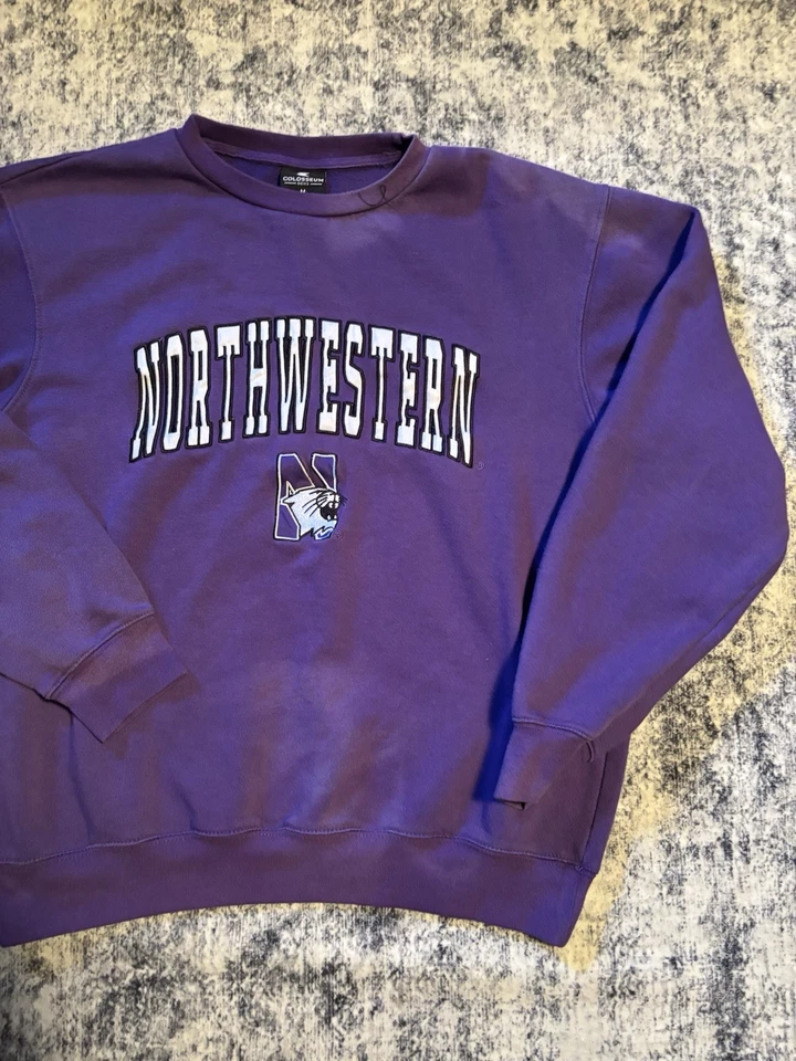 Винтажный Northwestern University Crewneck Размер Средний - Изображение 3 из 4