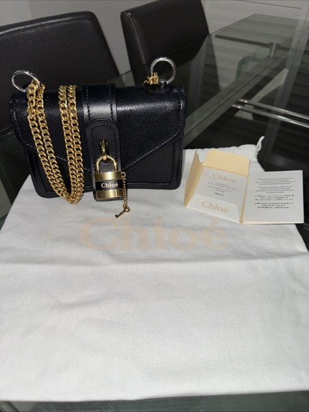 Chloe Mini Aby Chain Link Shoulder Bag