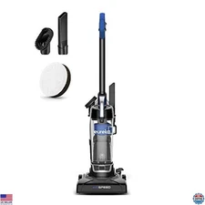 Powerful Bagless Upright Vacuum Cleaner for Carpet & Floor, Lightweight, Blue