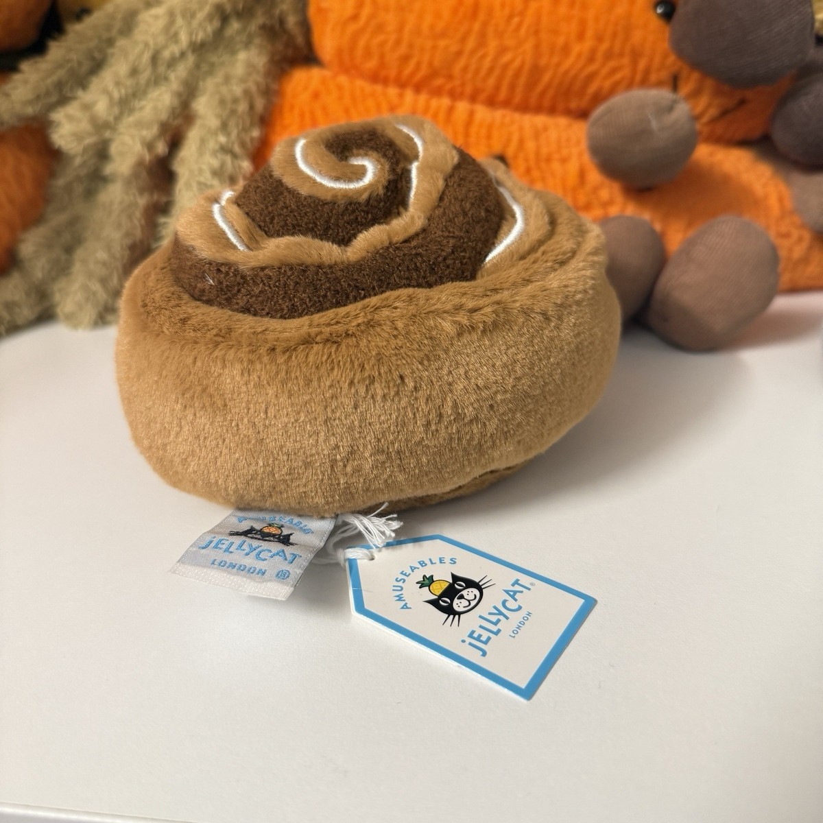 Jellycat Amuseables Cinnamon Bun BNWT Rare | eBay