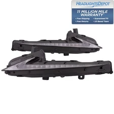 Daytime Running Lamps Set Fits 2016 Lexus IS200t/IS300/ 14-15 IS250/ 14-16 IS350