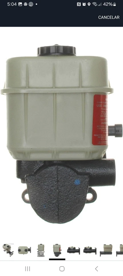 Brake Master Cylinder-Power Brakes ACDelco 18M870 - Image 4 of 4