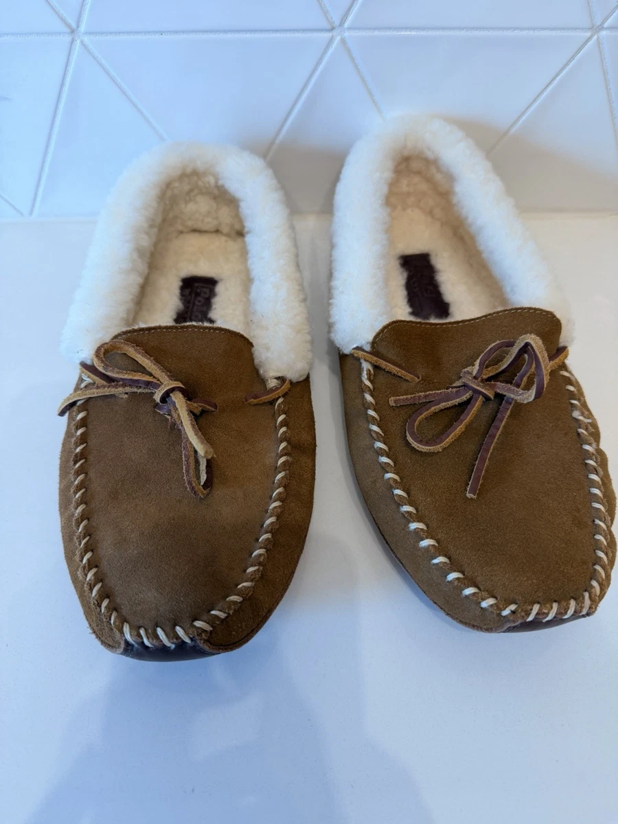 Polo Ralph Lauren Moccasin Brown Slippers for Men for sale | eBay