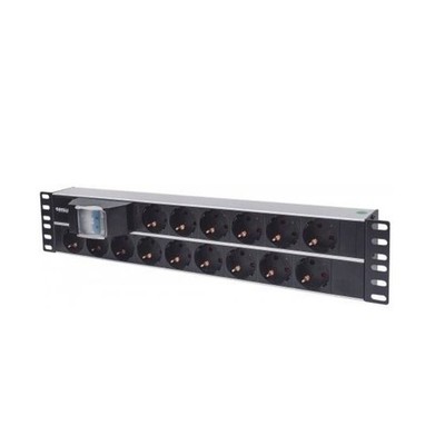 Intellinet 714051 2U Schwarz Stromverteilereinheit (PDU)