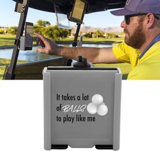 Phone Caddy Funny Quotes Golf Cart Phone Holder with Secure Strap for Hands