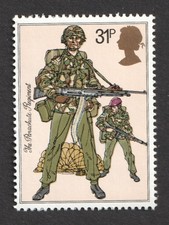 1983 31p Parachute Regiment. British Army. SG 1222