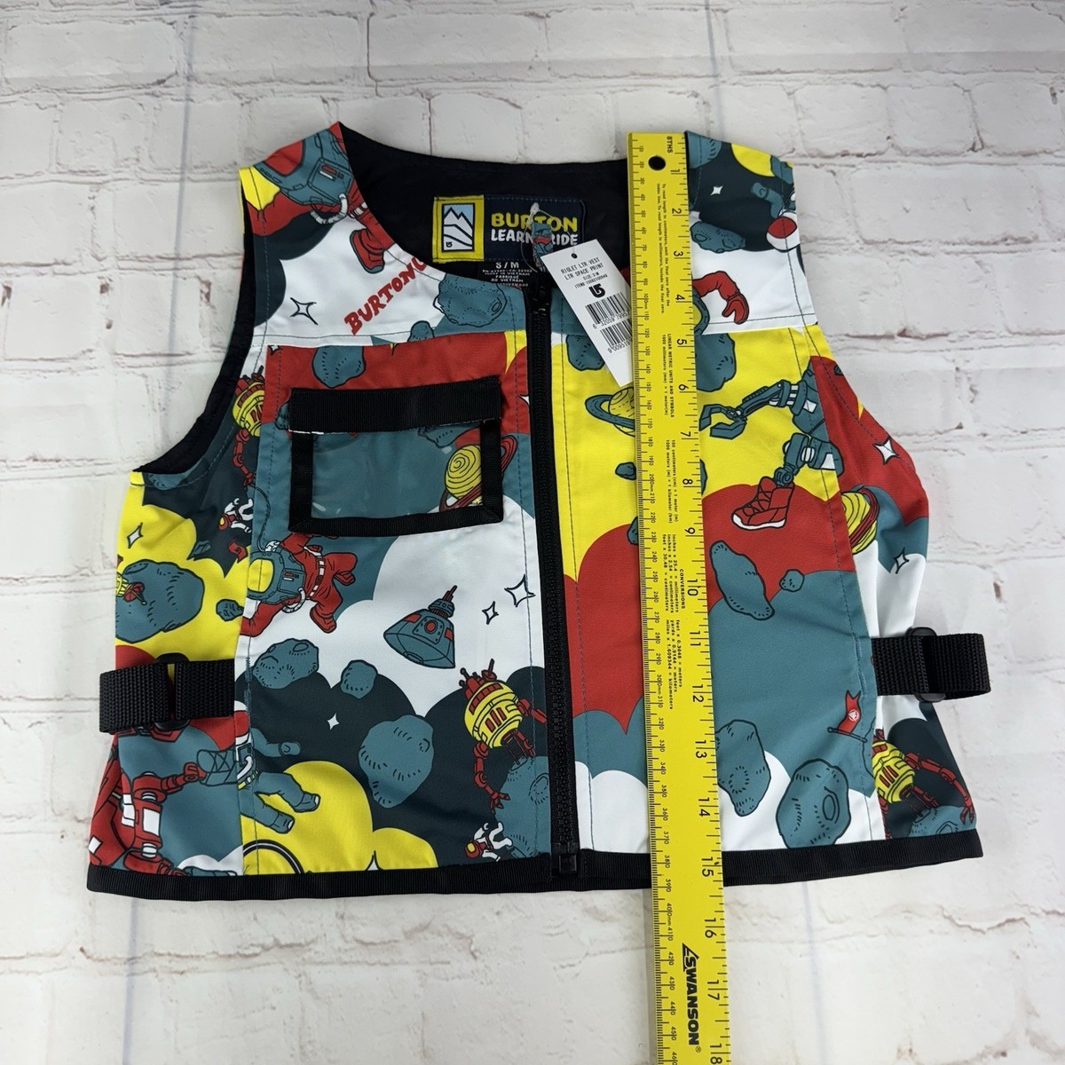 New Burton Learn To Ride Snowboard Vest Size Youth Kids S/M | eBay
