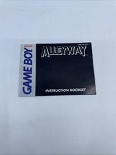 Alleyway - 1989 Nintendo Game Boy - Instruction Manual