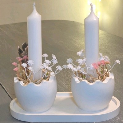 Osterdeko Osterhase Ostern Hase Holzbank 5tlg. Holzbank 