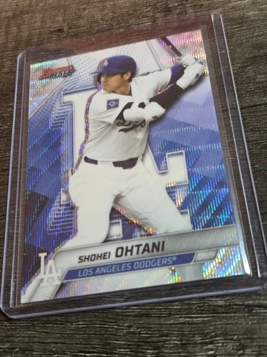 2025 Bowman's Best #46 - SHOHEI OHTANI - WAVE REFRACTOR (SHORT PRINT)