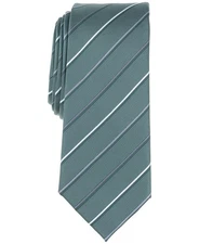 ALFANI Mint Green Belwood Stripe Neck Tie NEW