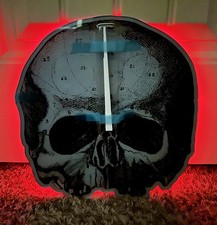 New In Box Black Label Society Clock w Red Glowing Background Light BLS Ozzy